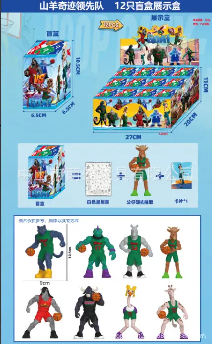 Cross-Border New Product: Sky Blue Action Figure Miracle Team Handmade Figurine Anime Peripheral Model Decoration in Stock - Image 2