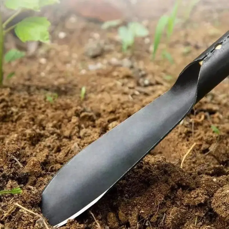 Small Manganese Steel Shovel for Planting Vegetables in the Garden, Digging Soil, Planting Flowers, Gardening Tools for Digging Wild Vegetables, Weeding, and Home Gardening
