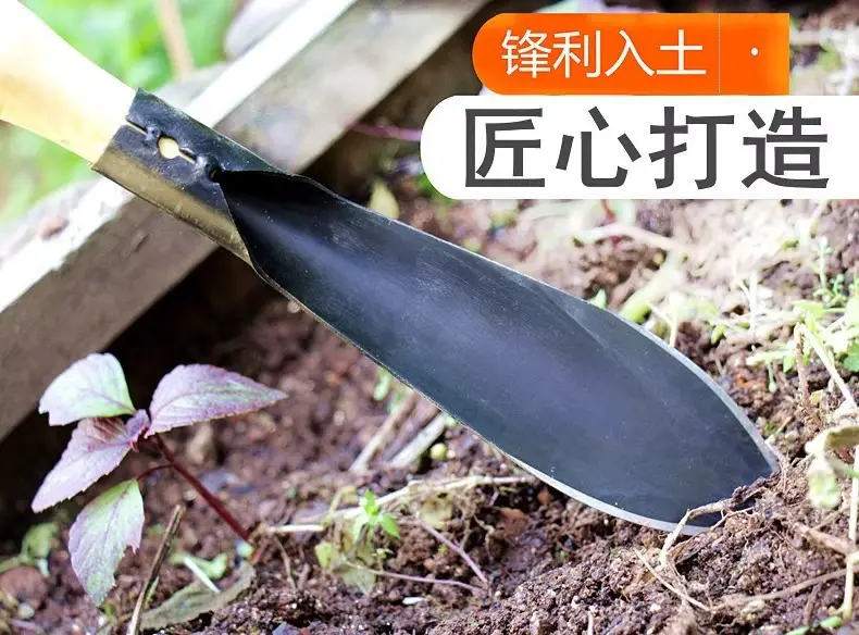 Small Manganese Steel Shovel for Planting Vegetables in the Garden, Digging Soil, Planting Flowers, Gardening Tools for Digging Wild Vegetables, Weeding, and Home Gardening — feature 10