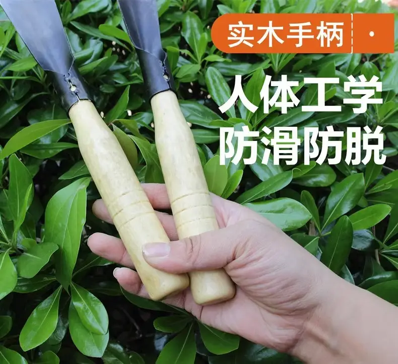 Small Manganese Steel Shovel for Planting Vegetables in the Garden, Digging Soil, Planting Flowers, Gardening Tools for Digging Wild Vegetables, Weeding, and Home Gardening — feature 9