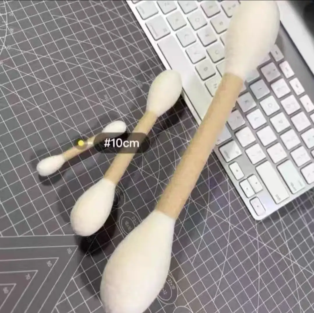 Cat Toy Made of Pure Wool Felt, Large Cotton Swab Teaser Stick, Teeth Cleaning and Chewing Toy, Self-Entertainment and Boredom Relief, Catnip Sniffing Pet Toy
