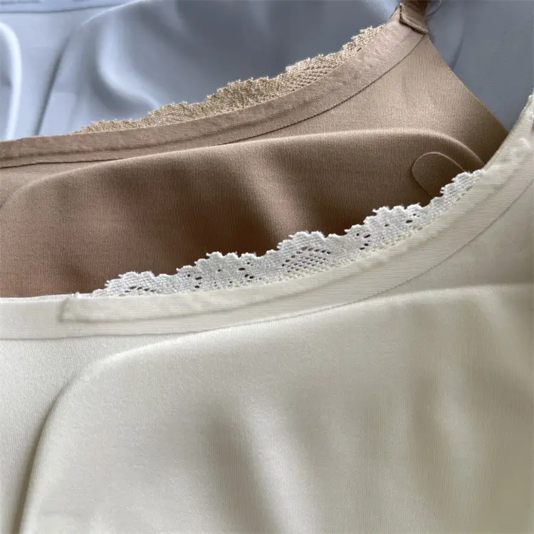 0596 Women's New Style Original Milk Leather Tube Top Lace Trim Underwear, Soft 10A Antibacterial Comfortable Breathable Bra — feature 9