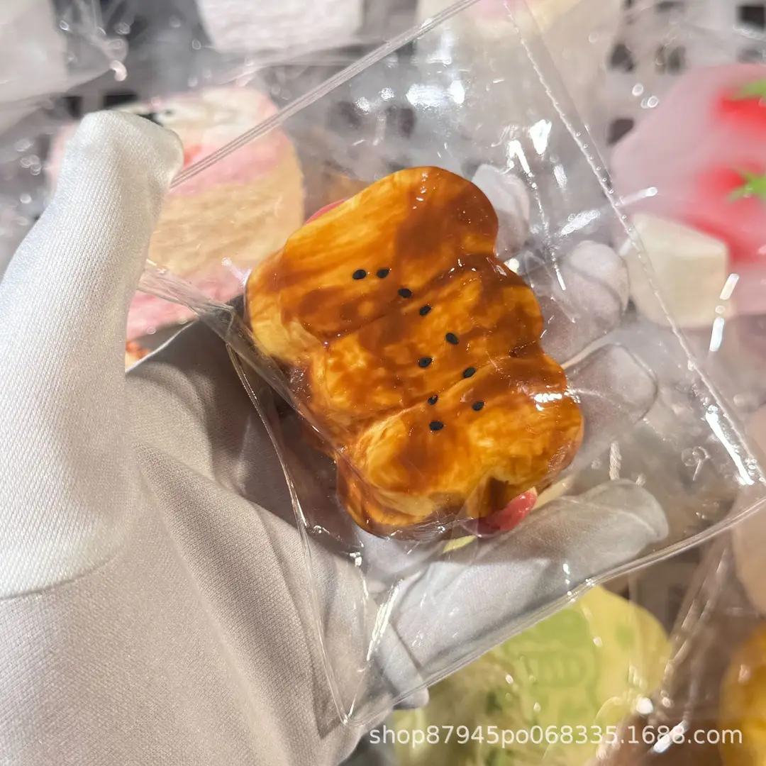 Rilakkuma Dumpling Series Stress Relief Toy Food-Grade Silicone Squishy Toy Xiaohongshu Same Style Creamy Slow Rebound — feature 11