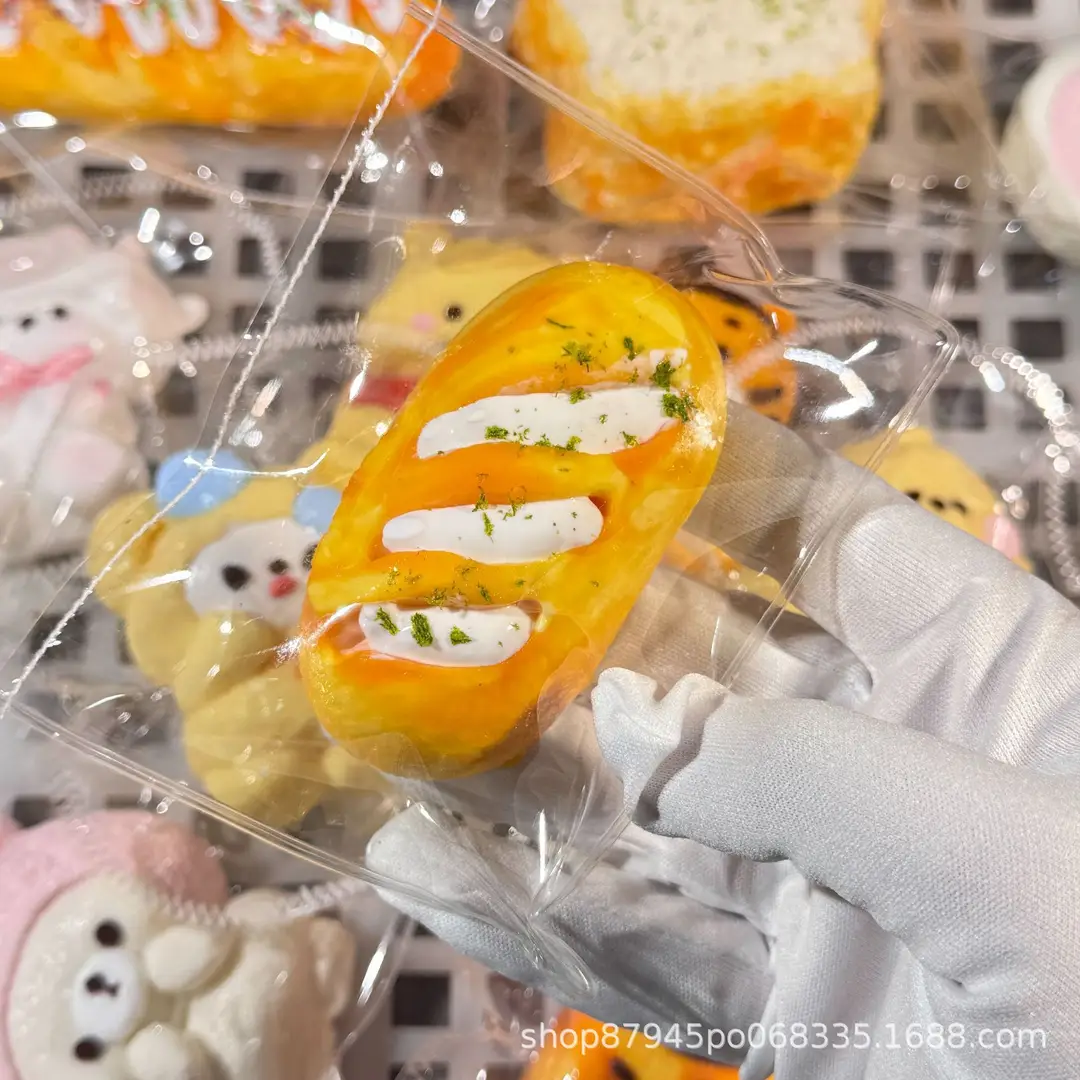 Rilakkuma Dumpling Series Stress Relief Toy Food-Grade Silicone Squishy Toy Xiaohongshu Same Style Creamy Slow Rebound — feature 2