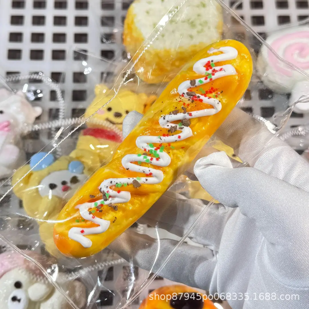 Rilakkuma Dumpling Series Stress Relief Toy Food-Grade Silicone Squishy Toy Xiaohongshu Same Style Creamy Slow Rebound — feature 3