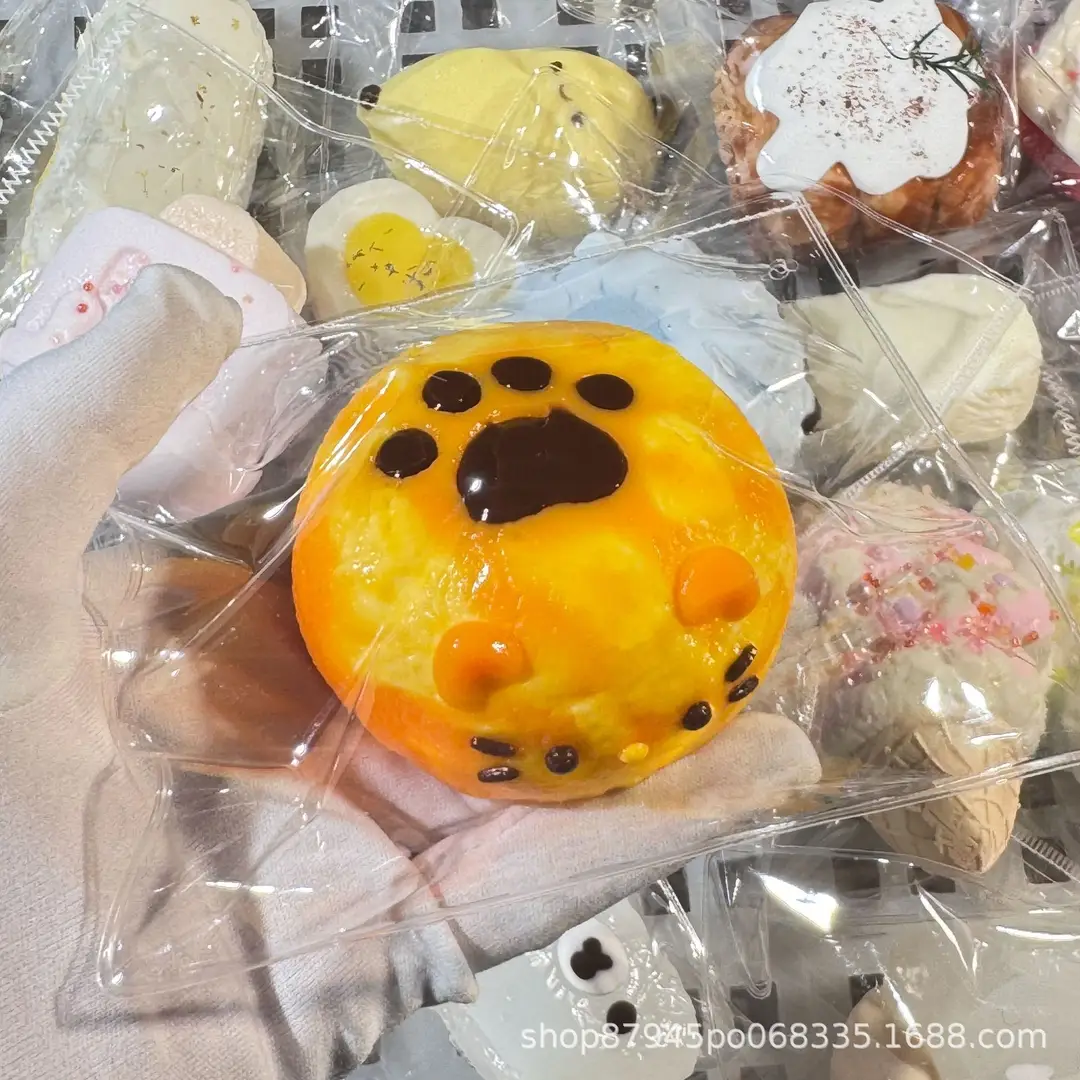 Rilakkuma Dumpling Series Stress Relief Toy Food-Grade Silicone Squishy Toy Xiaohongshu Same Style Creamy Slow Rebound — feature 9