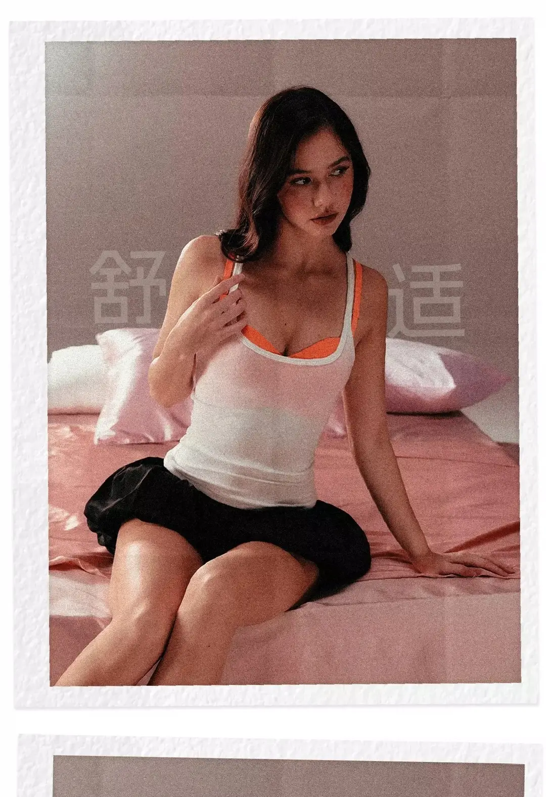 Authentic Pastel-Colored Camisole with Thin Straps, Sexy Tube Top, Basic Spaghetti Strap Tank Top, Tight-Fitting Inner Wear with Beautiful Back Design — feature 13