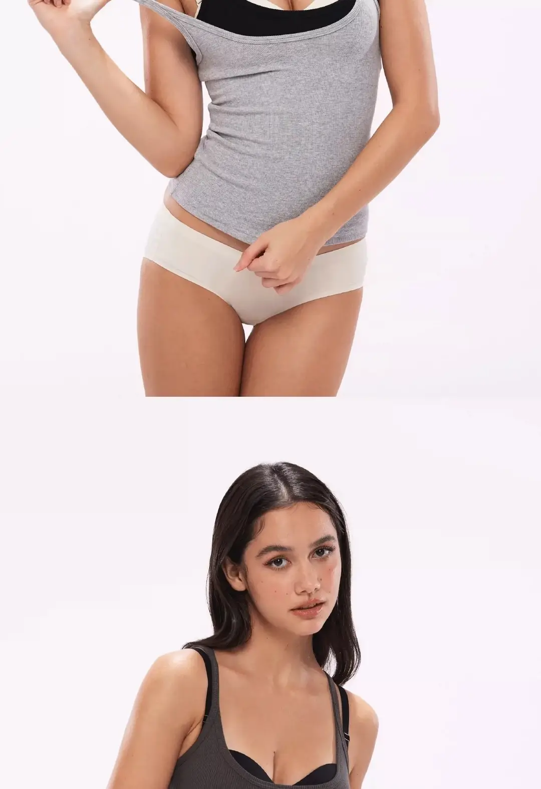 Authentic Pastel-Colored Camisole with Thin Straps, Sexy Tube Top, Basic Spaghetti Strap Tank Top, Tight-Fitting Inner Wear with Beautiful Back Design — feature 25