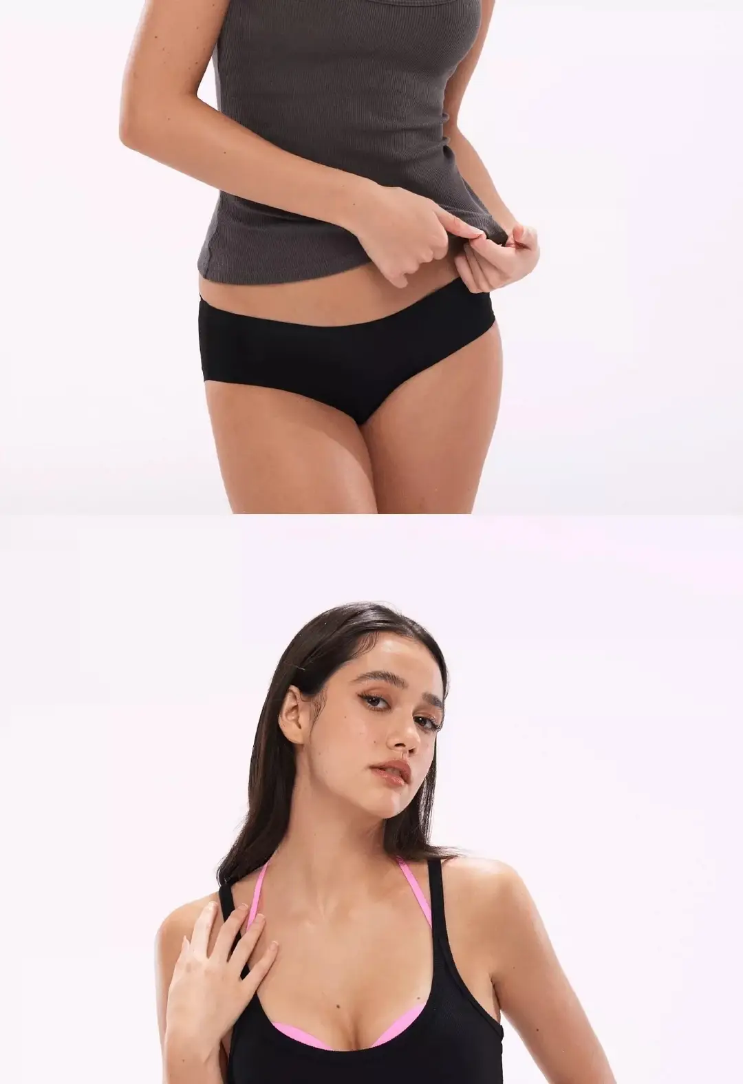 Authentic Pastel-Colored Camisole with Thin Straps, Sexy Tube Top, Basic Spaghetti Strap Tank Top, Tight-Fitting Inner Wear with Beautiful Back Design — feature 26