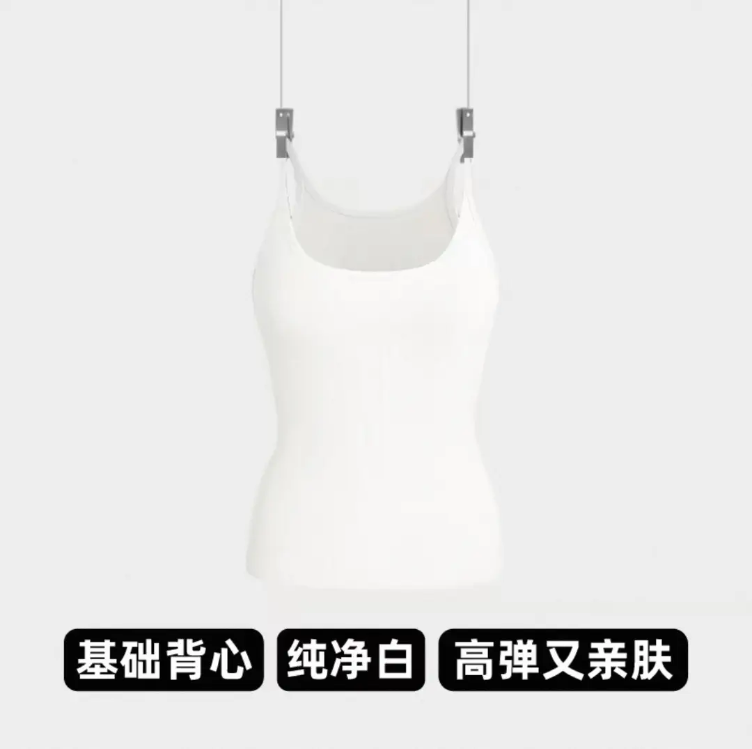 Authentic Pastel-Colored Camisole with Thin Straps, Sexy Tube Top, Basic Spaghetti Strap Tank Top, Tight-Fitting Inner Wear with Beautiful Back Design