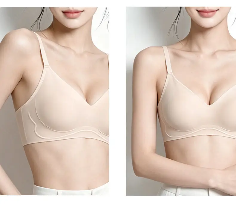 Zhiqu Seamless One-Piece Underwear for Women, Soft and Ultra-Thin, Small Chest Gathering, Anti-Sagging, Comfortable and Breathable Bra — feature 16