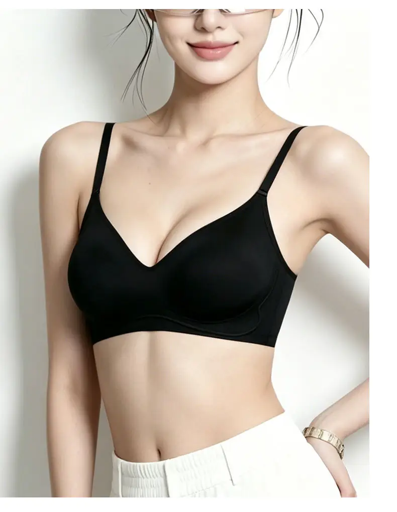Zhiqu Seamless One-Piece Underwear for Women, Soft and Ultra-Thin, Small Chest Gathering, Anti-Sagging, Comfortable and Breathable Bra — feature 22