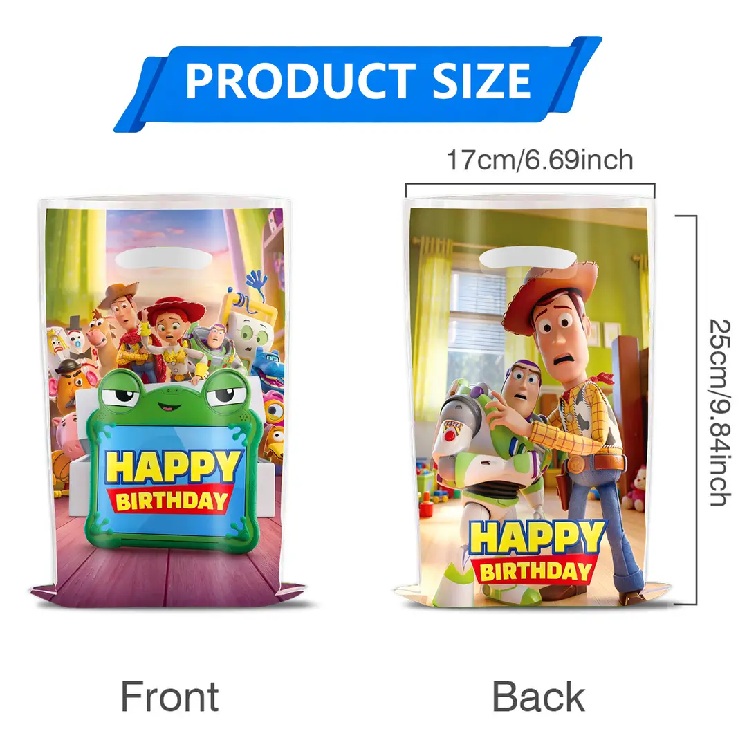 Toy Story Themed Children's Birthday Party Set Decoration Flags Balloons Cake Toppers Scene Setup Supplies