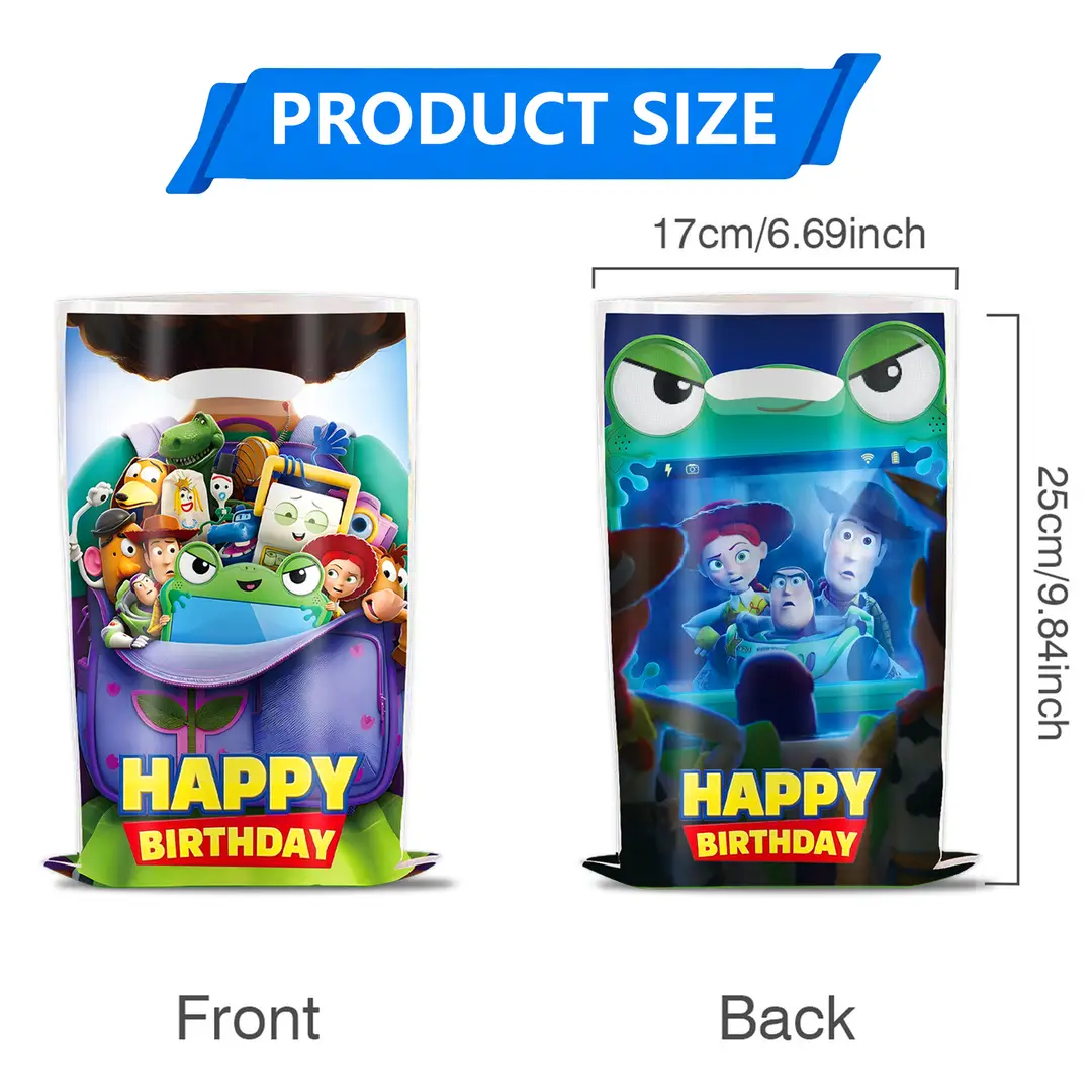 Toy Story Themed Children's Birthday Party Set Decoration Flags Balloons Cake Toppers Scene Setup Supplies