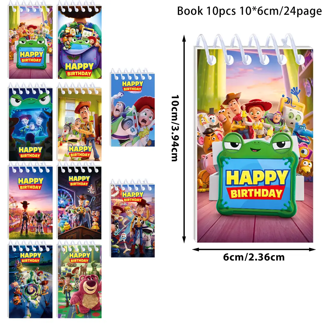 Toy Story Themed Children's Birthday Party Set Decoration Flags Balloons Cake Toppers Scene Setup Supplies