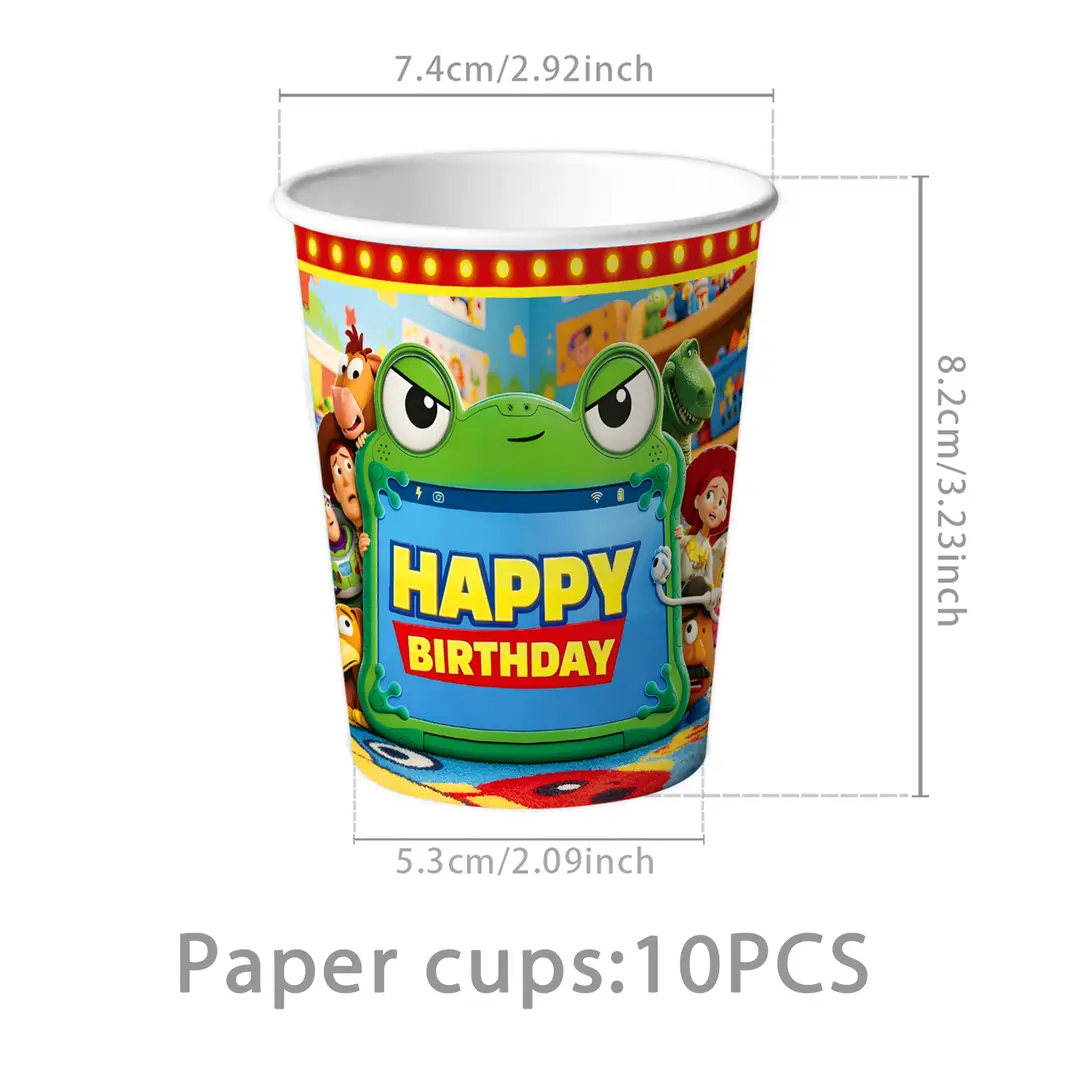 Toy Story Themed Children's Birthday Party Set Decoration Flags Balloons Cake Toppers Scene Setup Supplies