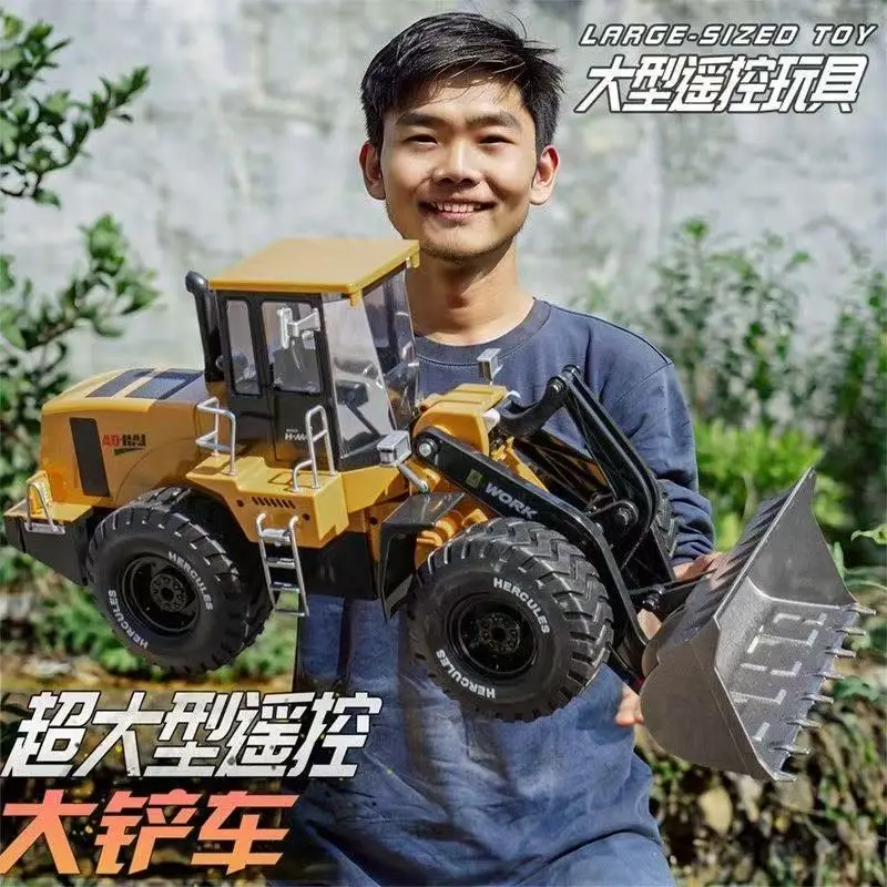 Children's Electric Forklift Engineering Vehicle Toy Alloy Loader Lifting Crane Model Boy's Birthday Gift Car