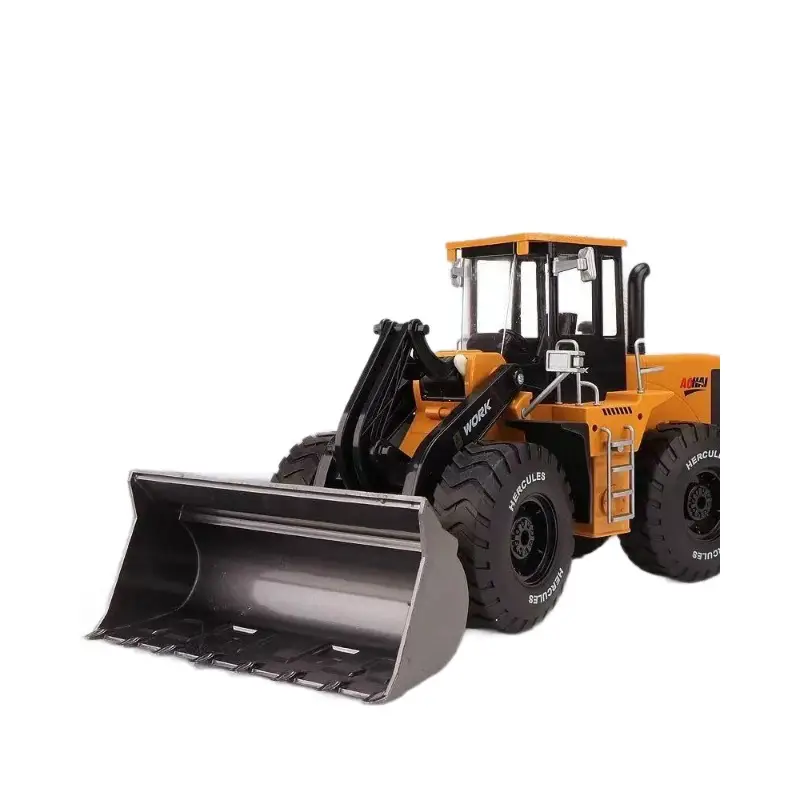 Children's Electric Forklift Engineering Vehicle Toy Alloy Loader Lifting Crane Model Boy's Birthday Gift Car