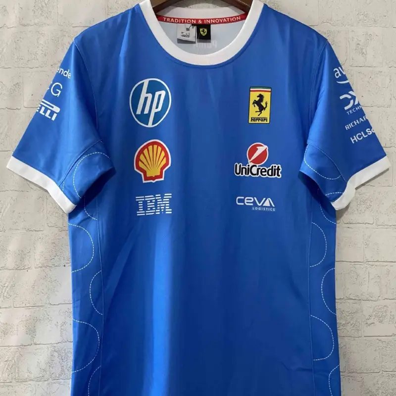 Formula Racing Ferrari 2026 Red Bull Mercedes Sports F1 Mercedes-Benz Ferrari Crew Neck In-Stock Men's