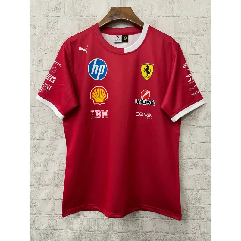 Formula Racing Ferrari 2026 Red Bull Mercedes Sports F1 Mercedes-Benz Ferrari Crew Neck In-Stock Men's
