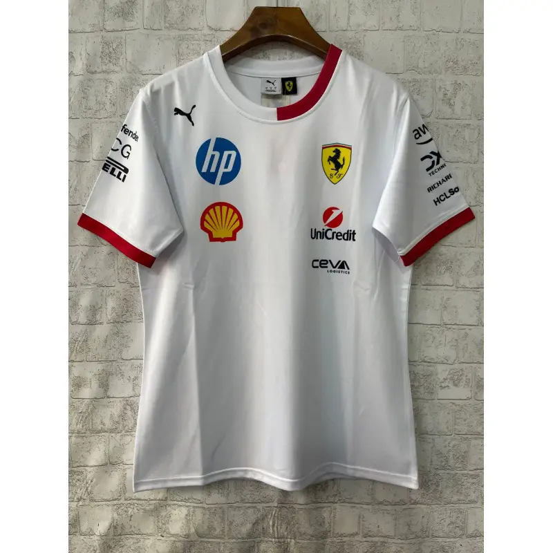 Formula Racing Ferrari 2026 Red Bull Mercedes Sports F1 Mercedes-Benz Ferrari Crew Neck In-Stock Men's