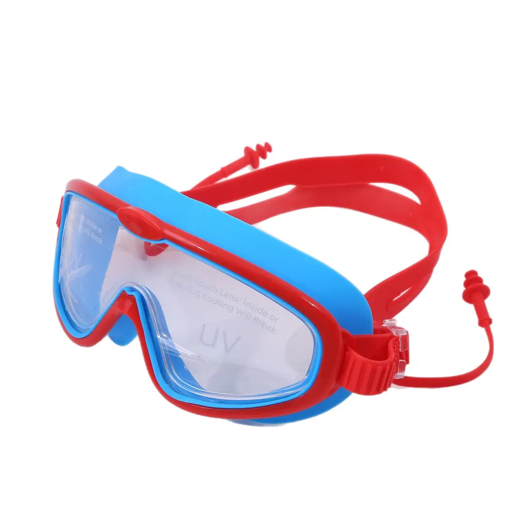 Children's Large-Frame Swimming Goggles for Boys and Girls, Swimming Equipment, Waterproof and Anti-Fog Professional Diving and Breaststroke Goggles Wholesale