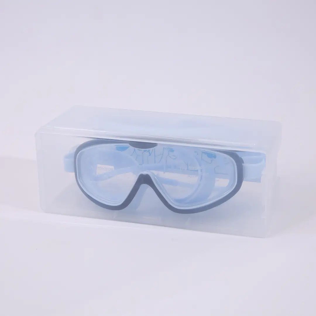 Children's Large-Frame Swimming Goggles for Boys and Girls, Swimming Equipment, Waterproof and Anti-Fog Professional Diving and Breaststroke Goggles Wholesale — feature 1