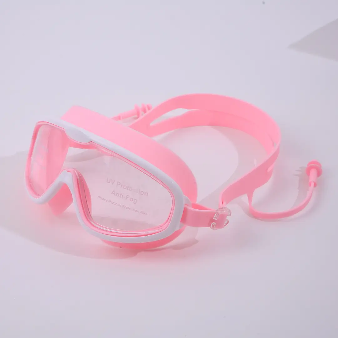 Children's Large-Frame Swimming Goggles for Boys and Girls, Swimming Equipment, Waterproof and Anti-Fog Professional Diving and Breaststroke Goggles Wholesale — feature 13