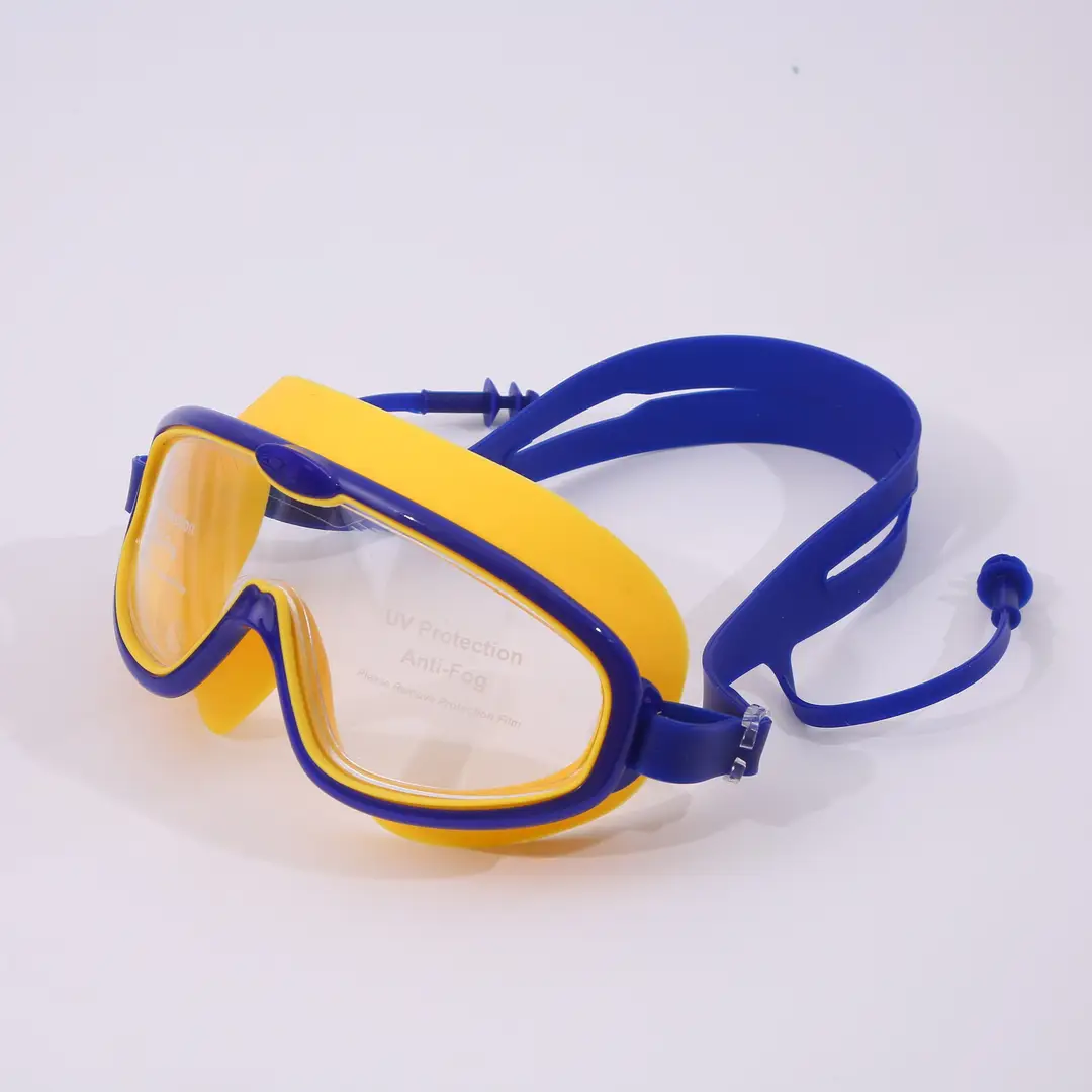 Children's Large-Frame Swimming Goggles for Boys and Girls, Swimming Equipment, Waterproof and Anti-Fog Professional Diving and Breaststroke Goggles Wholesale — feature 16
