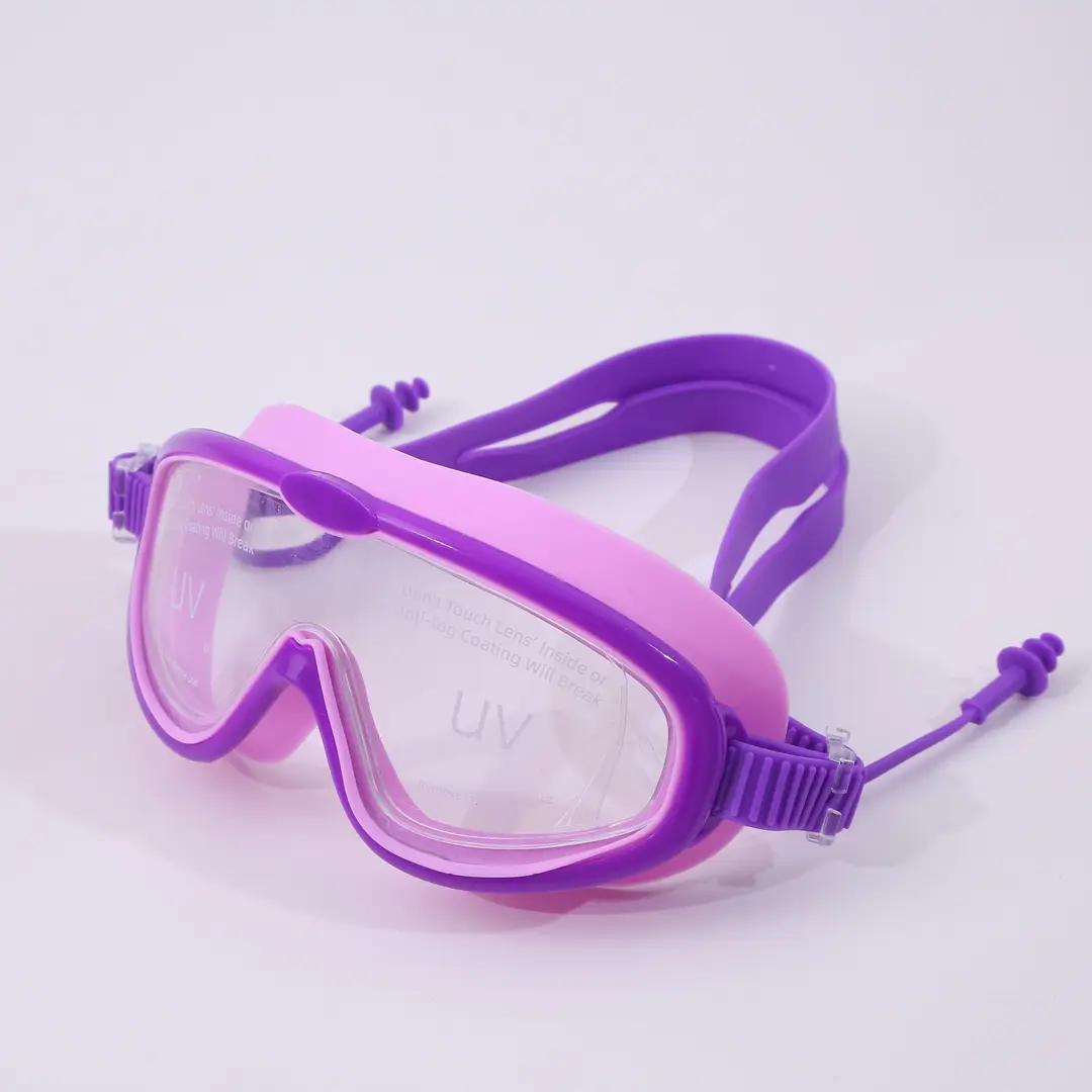 Children's Large-Frame Swimming Goggles for Boys and Girls, Swimming Equipment, Waterproof and Anti-Fog Professional Diving and Breaststroke Goggles Wholesale