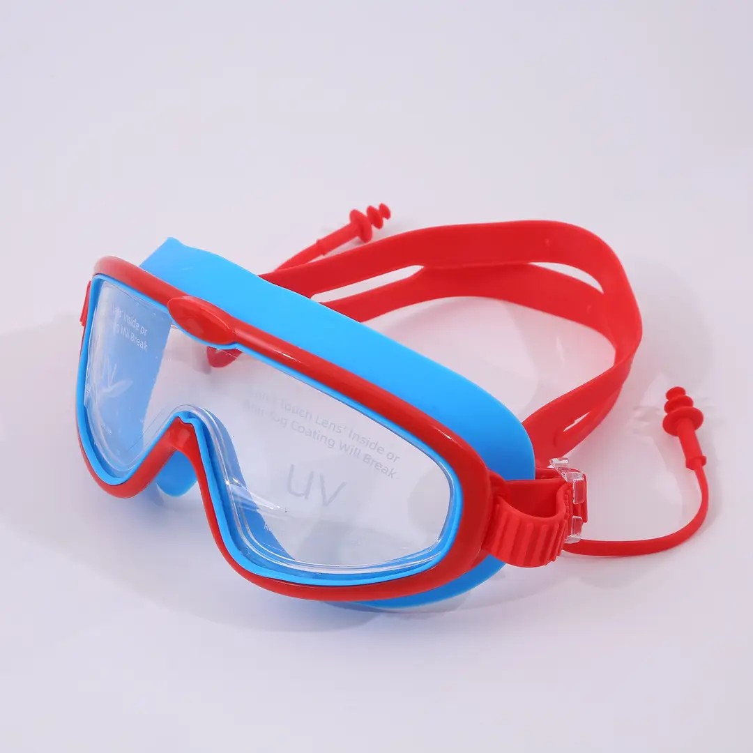 Children's Large-Frame Swimming Goggles for Boys and Girls, Swimming Equipment, Waterproof and Anti-Fog Professional Diving and Breaststroke Goggles Wholesale