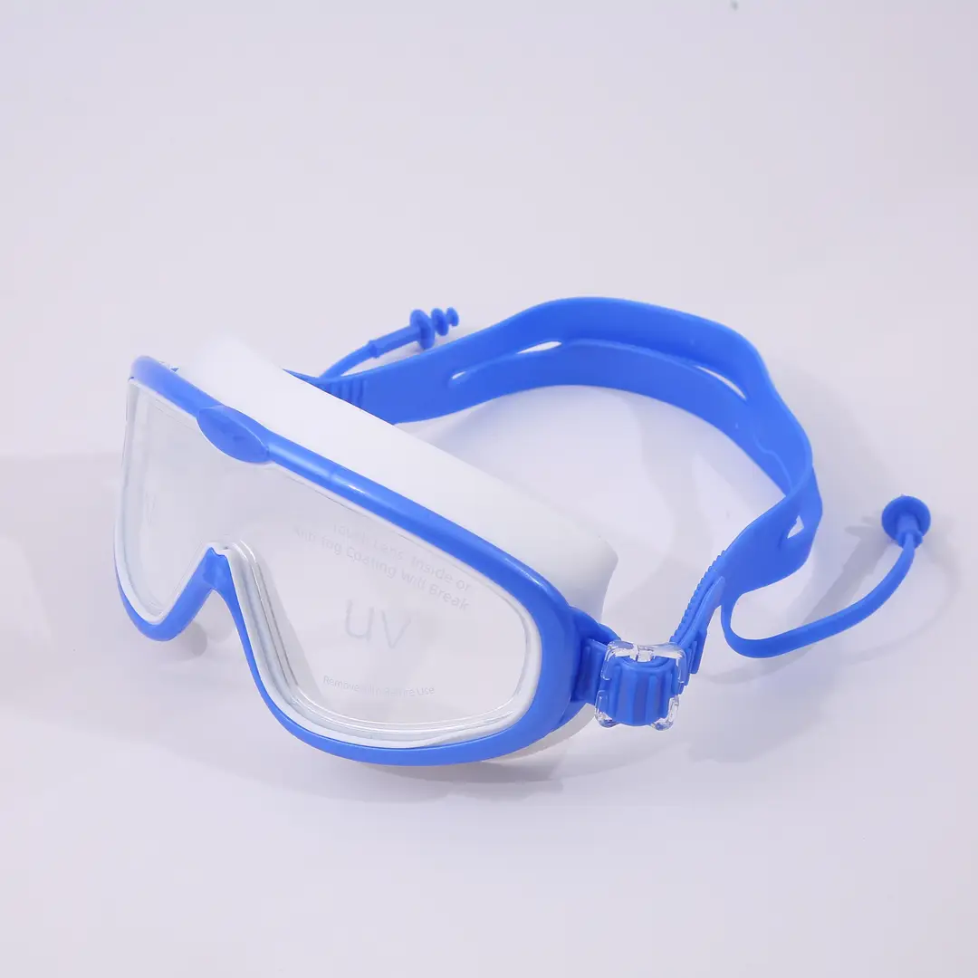 Children's Large-Frame Swimming Goggles for Boys and Girls, Swimming Equipment, Waterproof and Anti-Fog Professional Diving and Breaststroke Goggles Wholesale