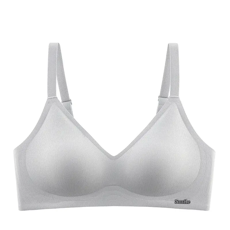 B78 Seamless Nude Feel Underwear for Women, Jelly Soft Support, Side Breast Adjustment, Wireless Ultra-Thin Bra