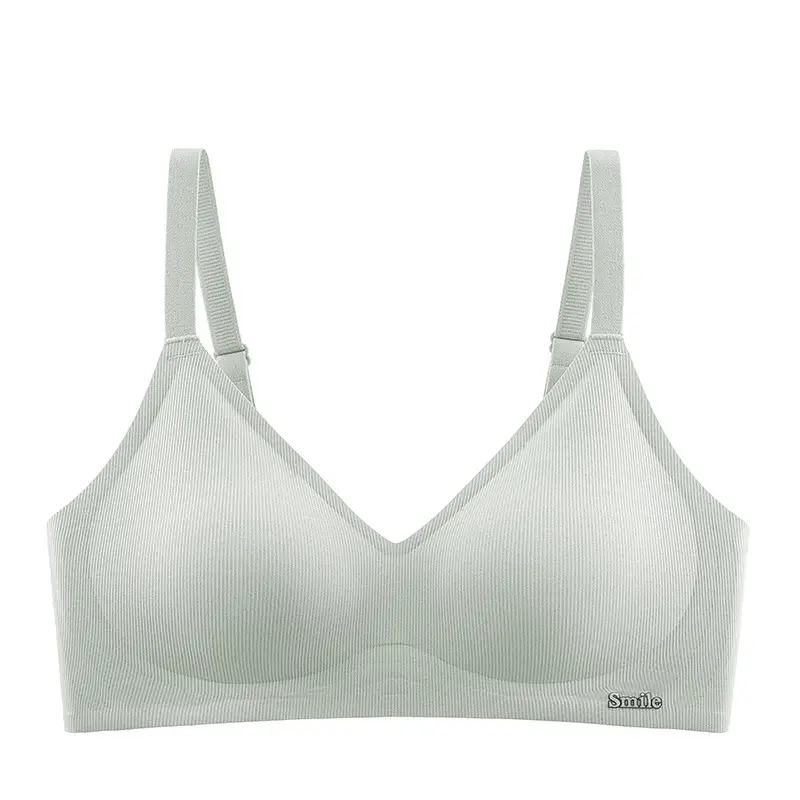 B78 Seamless Nude Feel Underwear for Women, Jelly Soft Support, Side Breast Adjustment, Wireless Ultra-Thin Bra