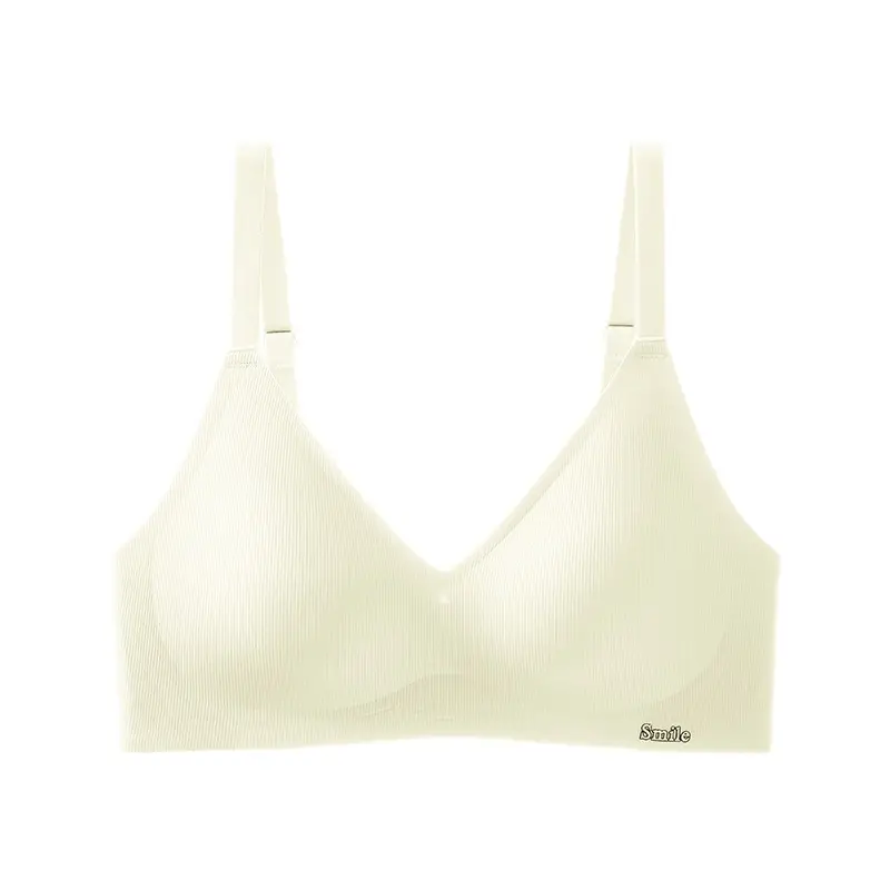 B78 Seamless Nude Feel Underwear for Women, Jelly Soft Support, Side Breast Adjustment, Wireless Ultra-Thin Bra