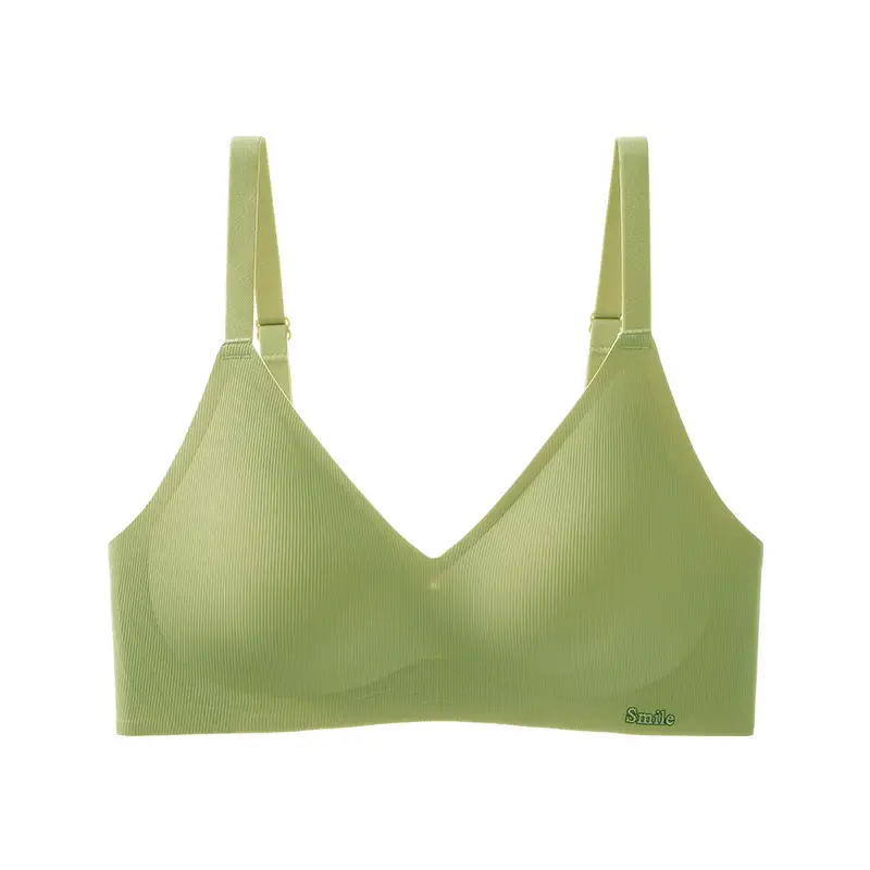 B78 Seamless Nude Feel Underwear for Women, Jelly Soft Support, Side Breast Adjustment, Wireless Ultra-Thin Bra