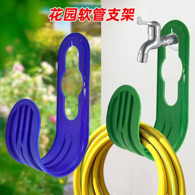 Wall-Mounted Garden Retractable Hose Storage Rack for Home Use, Outdoor Faucet Hook Garden Hose Organizer — feature 18