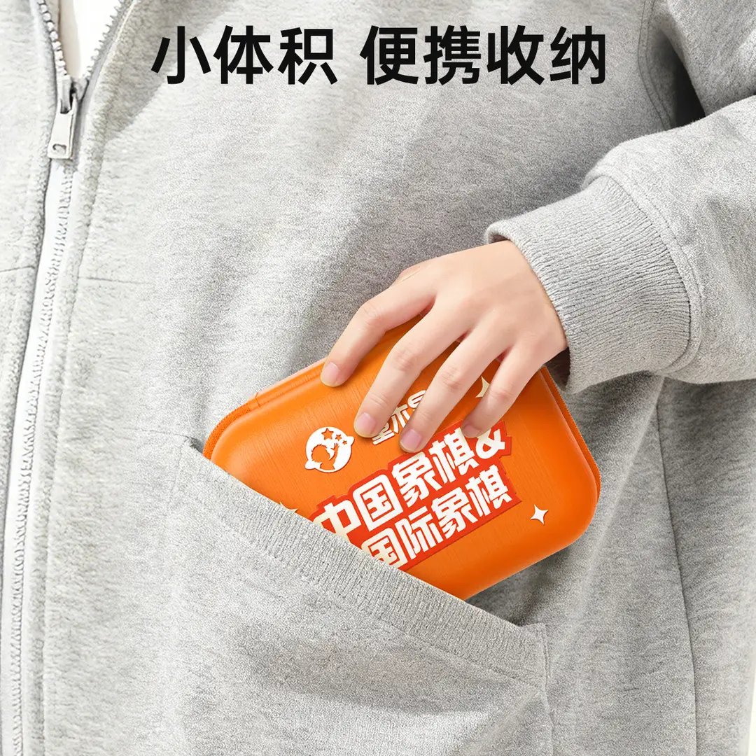 Chess Children's Educational Portable Board Game for Primary and Secondary School Students, Parent-Child Pocket Game, Multifunctional Toy Gift