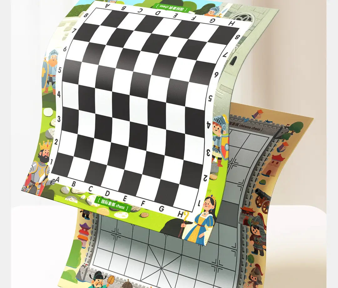 Chess Children's Educational Portable Board Game for Primary and Secondary School Students, Parent-Child Pocket Game, Multifunctional Toy Gift — feature 20