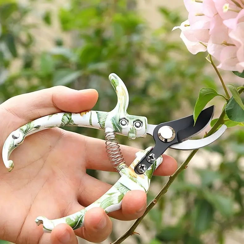 Pruning Shears Sk5 Garden Branch Fruit Picking Scissors Household Labor-Saving Gardening Pruning Shears for Flowers and Branches Grape Vegetable Fruit Shears