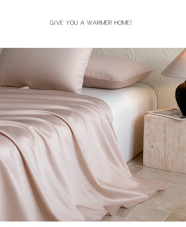 Authentic Hotel-Grade A-Class 100-Thread-Count Long-Staple Cotton Bed Sheet, Single Piece, Pure Cotton, Satin Duvet Cover, Single Bed Fitted Sheet for Sleeping Naked — feature 6