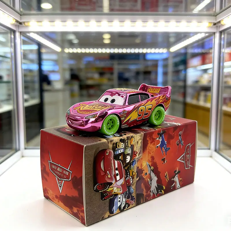 Cars: Lightning Mcqueen and Mater Alloy Toy Set in Color Box - Birthday Collection
