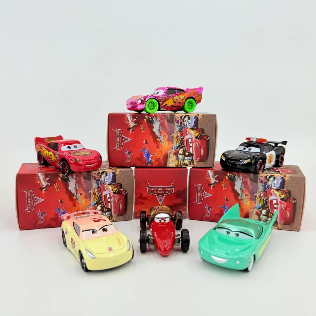 Cars: Lightning Mcqueen and Mater Alloy Toy Set in Color Box - Birthday Collection
