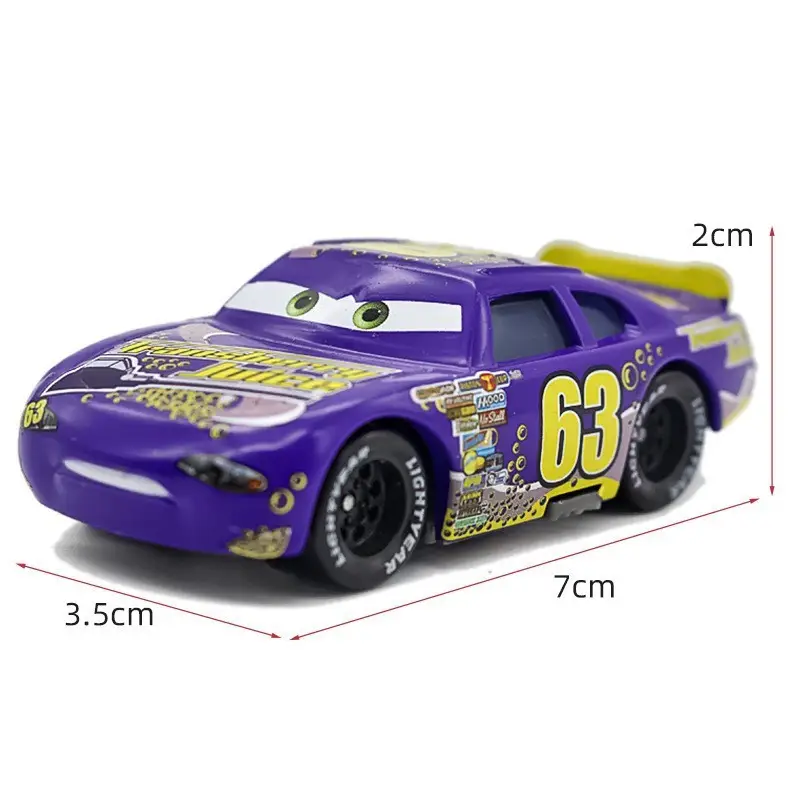 Cars: Lightning Mcqueen and Mater Alloy Toy Set in Color Box - Birthday Collection
