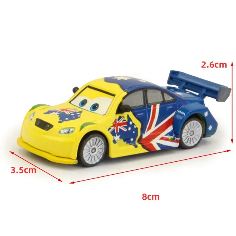 Cars: Lightning Mcqueen and Mater Alloy Toy Set in Color Box - Birthday Collection
