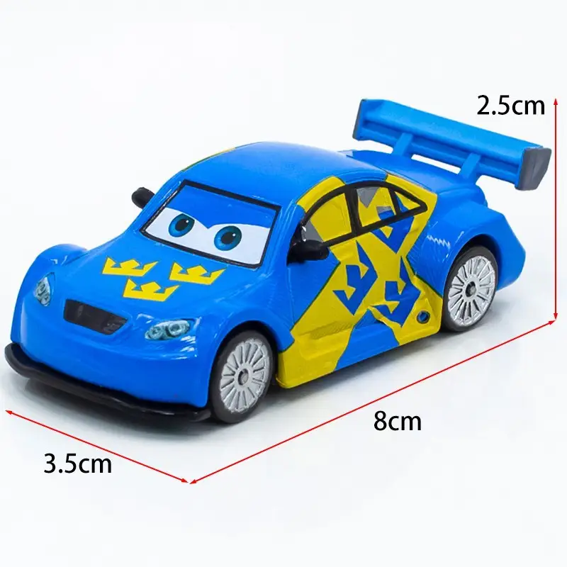 Cars: Lightning Mcqueen and Mater Alloy Toy Set in Color Box - Birthday Collection