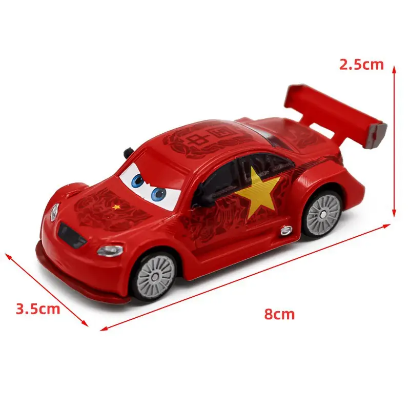 Cars: Lightning Mcqueen and Mater Alloy Toy Set in Color Box - Birthday Collection