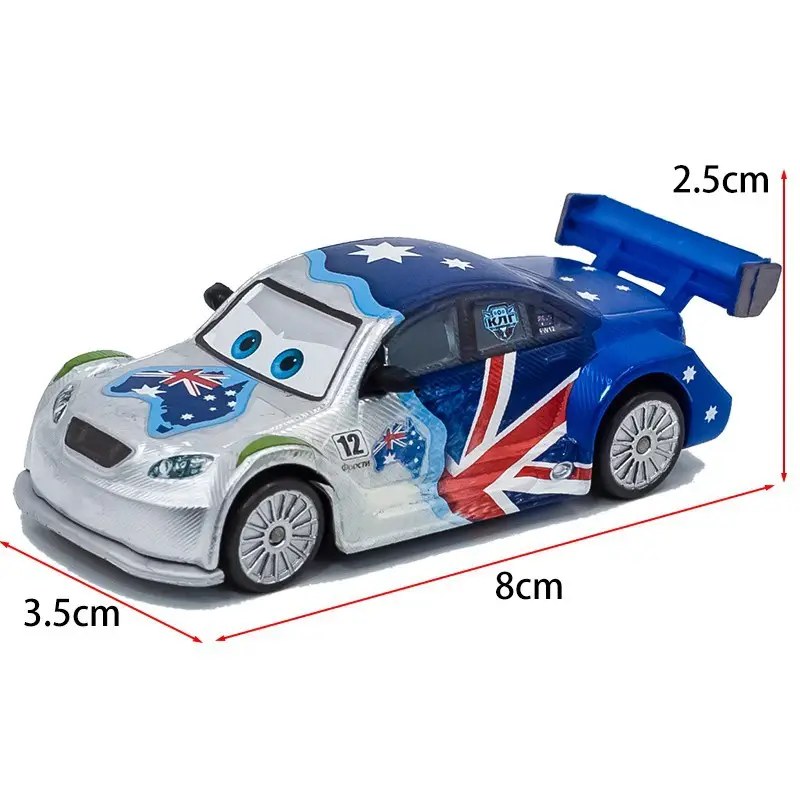 Cars: Lightning Mcqueen and Mater Alloy Toy Set in Color Box - Birthday Collection