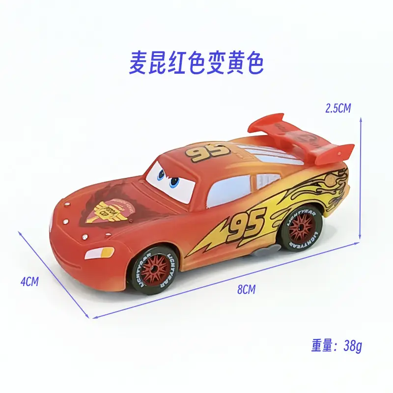 Cars: Lightning Mcqueen and Mater Alloy Toy Set in Color Box - Birthday Collection