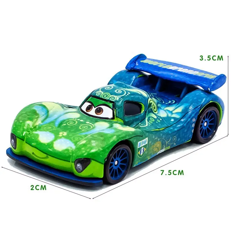 Cars: Lightning Mcqueen and Mater Alloy Toy Set in Color Box - Birthday Collection